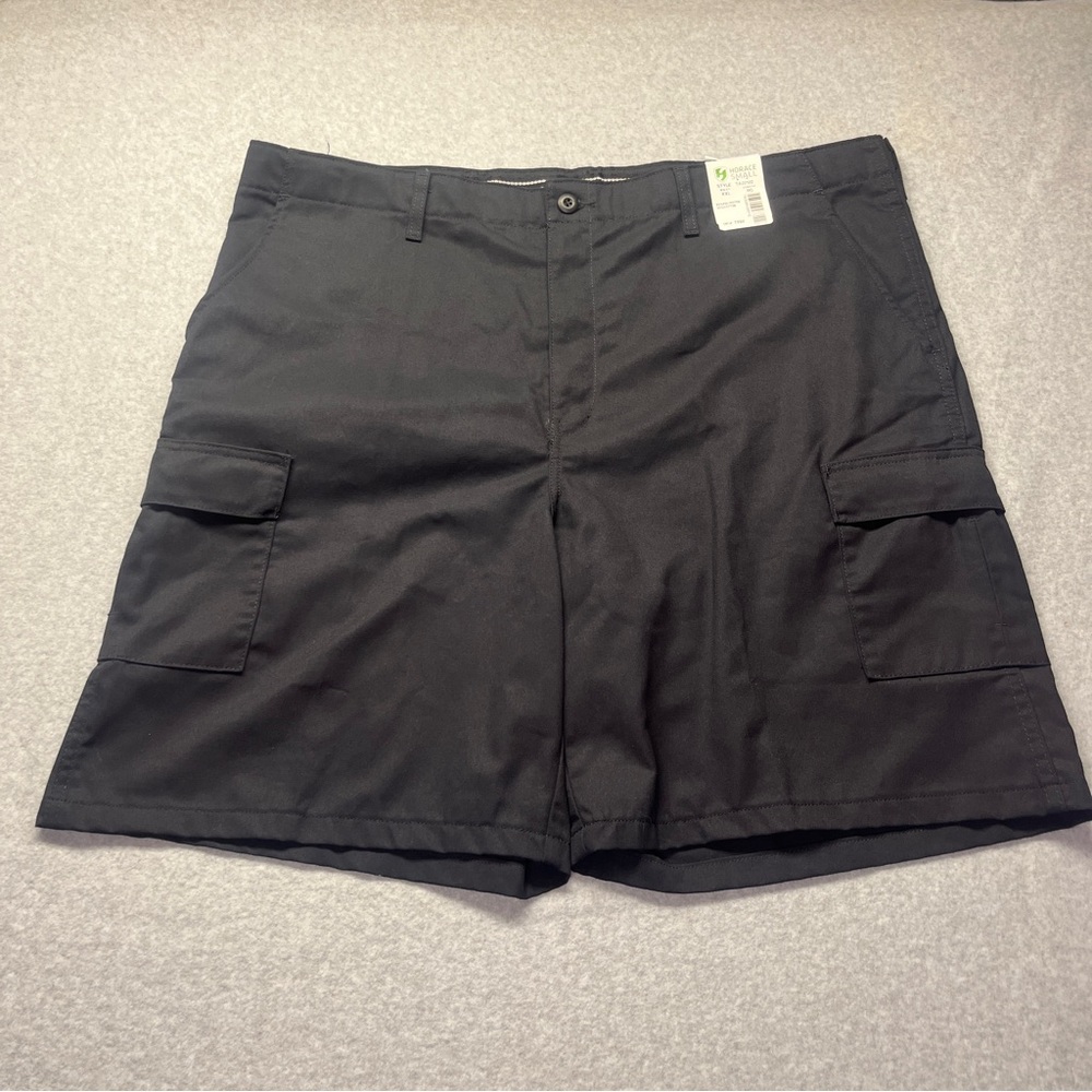 Horace Small Men’s XXL Cargo‎ Shorts NWT Black Flat Front